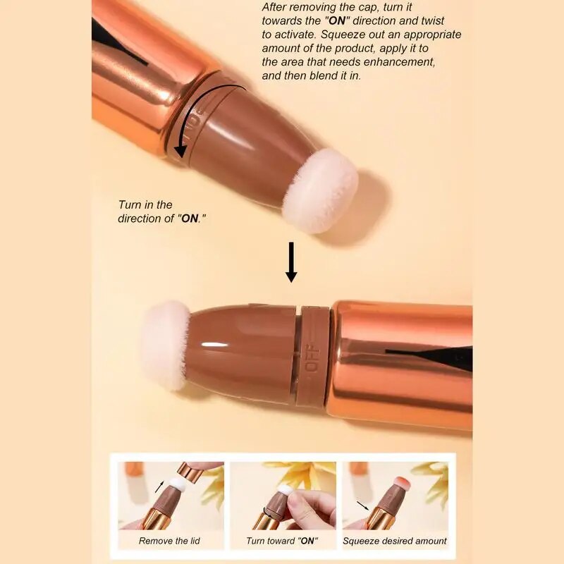 3 In 1 Liquid Contour | Long Lasting Highlighter Highlighter Makeup & Blush