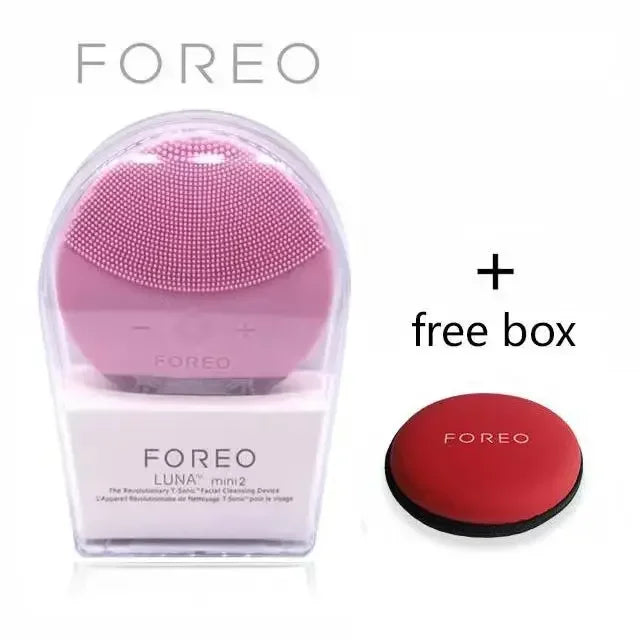 mini2 silicone facial cleansing brush waterproof, level 8