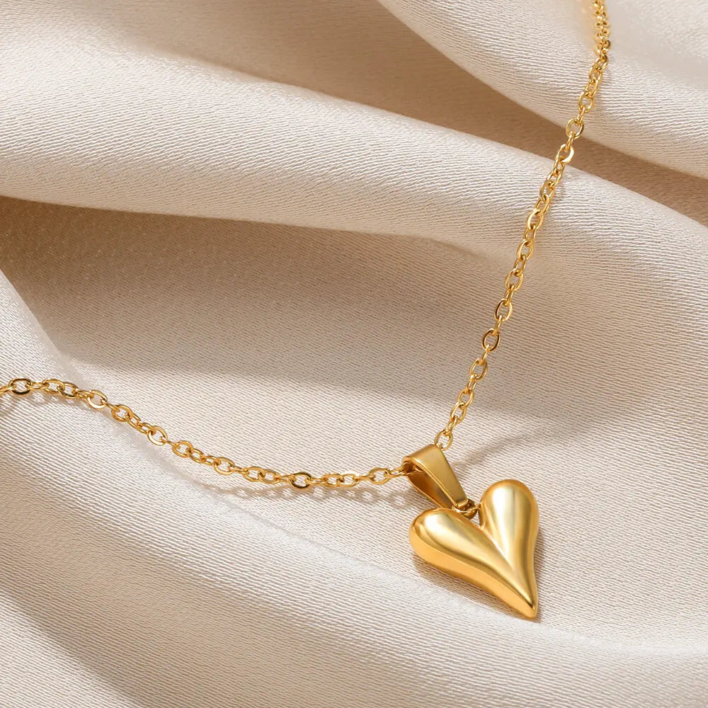 Love Heart Pendant Necklaces