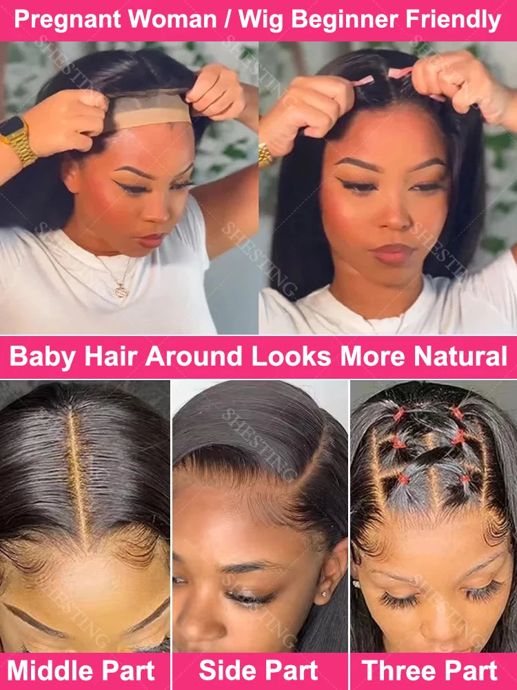 13x4 Body Wave Lace Front| 200% Water Wave Pre Plucked | 5x5 Closure Glueless