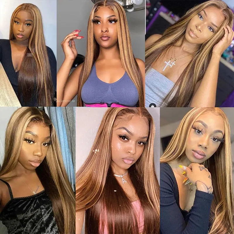 13x6 HD Lace Frontal Wig|13x4 Honey Blonde
