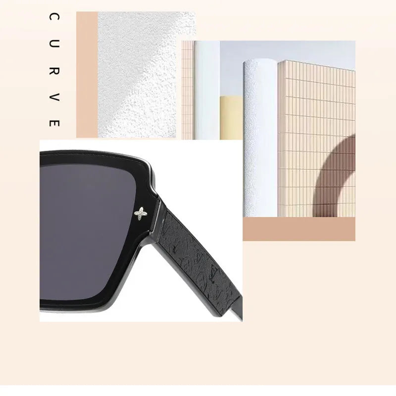 Square Luxury UV Protection  Sunglasses