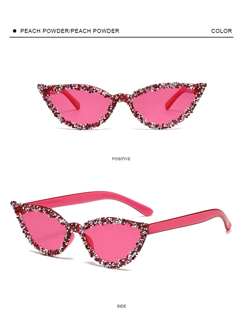 Diamond Cat Eye Trendy Sunglasses