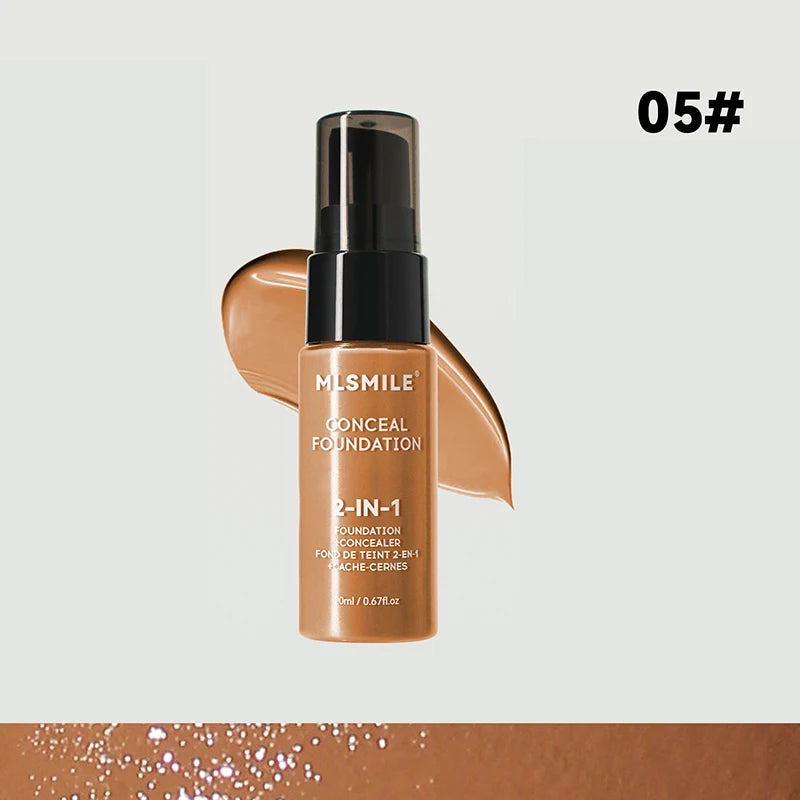 Matte Liquid Foundation Oil Control Concealer BB Cream Waterproof