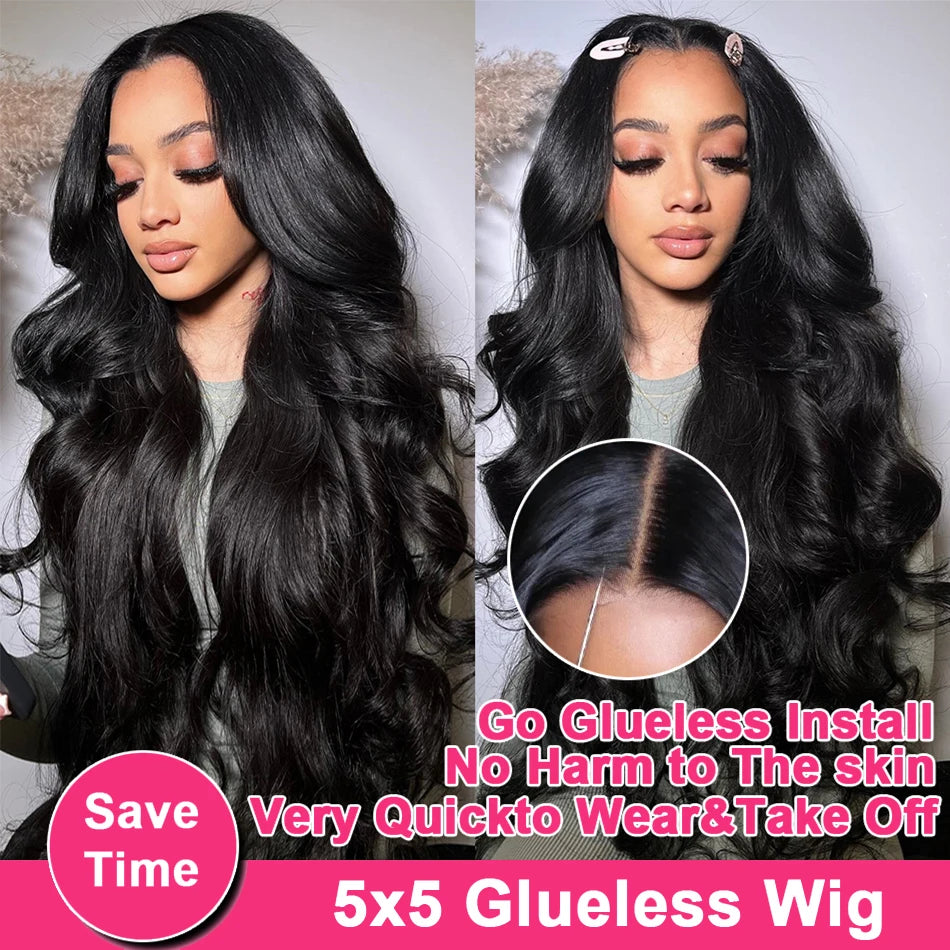 13x4 Body Wave Lace Front| 200% Water Wave Pre Plucked | 5x5 Closure Glueless