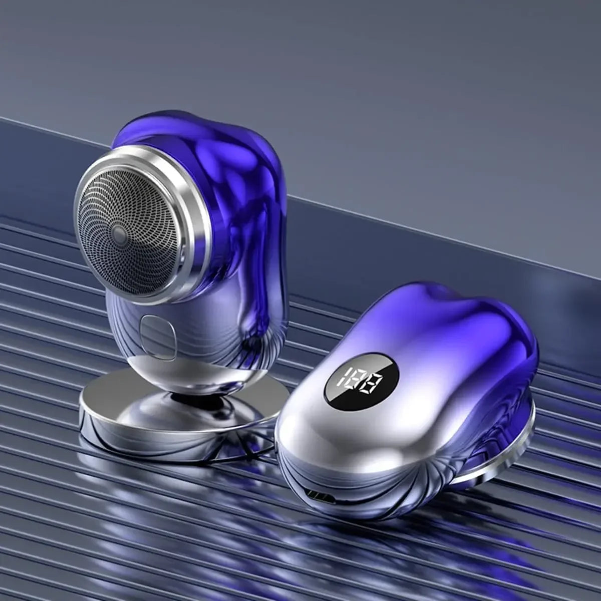 LED Power Display Mini Waterproof Electric Shaver