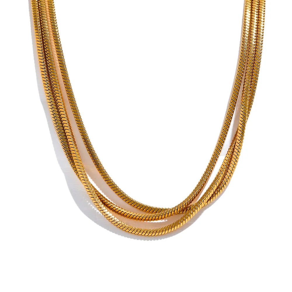 Waterproof 18K Gold Plated