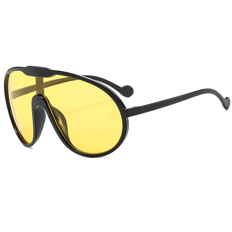 Trendy Oversized Pilot Sunglasses