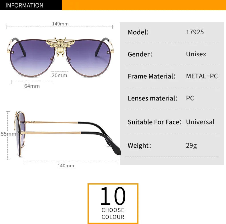 Luxury Bee Trending Shades - UV400