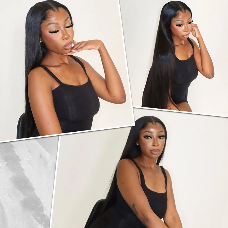 13x6 Straight Lace Front | Brazilian Virgin Hair Straight Wigs
