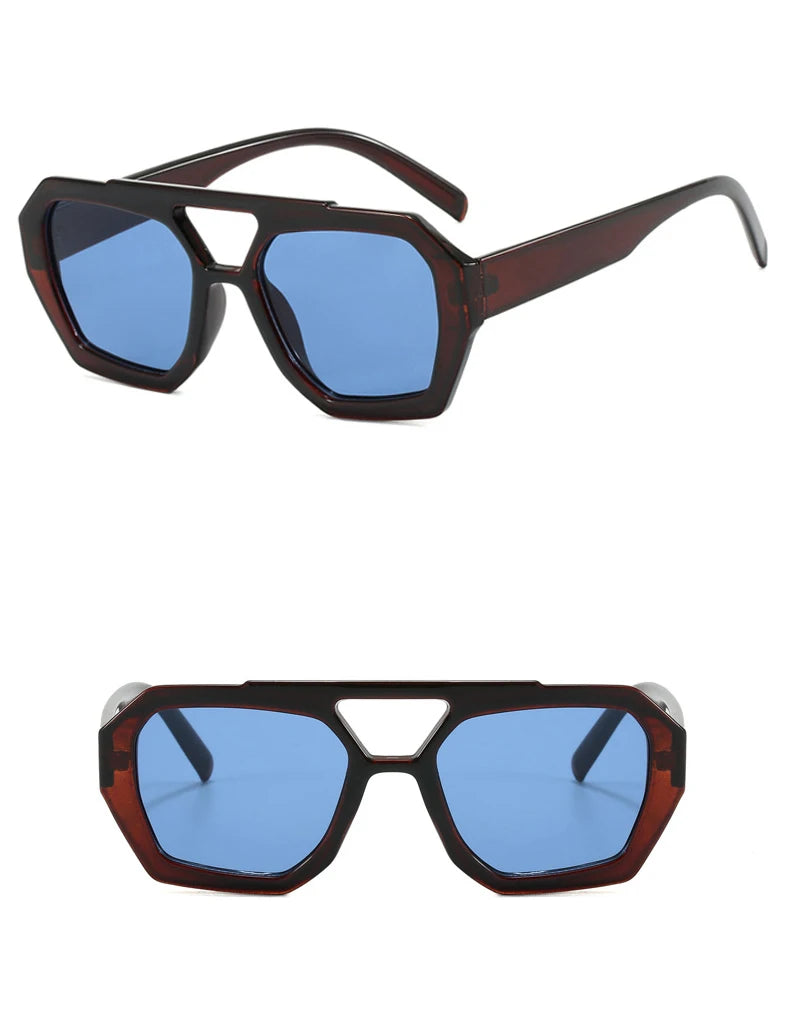 Thick Frame Double Bridges Eyewear