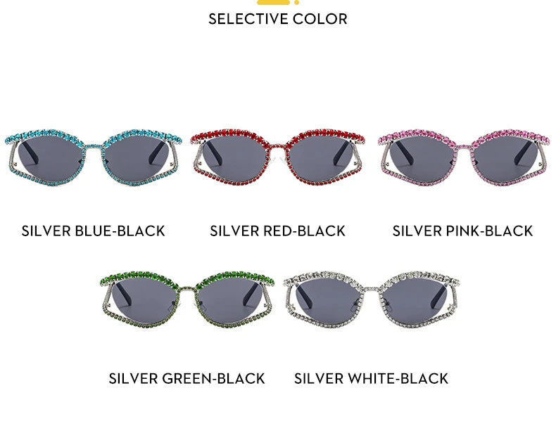 Oval Shades Trendy Luxury Eyewear