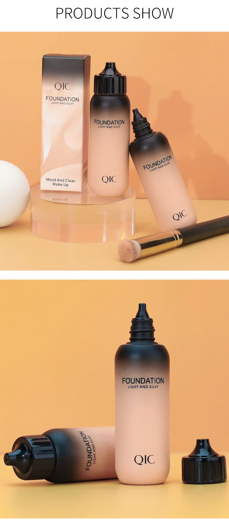 Liquid Foundation Cream Waterproof Oil-control