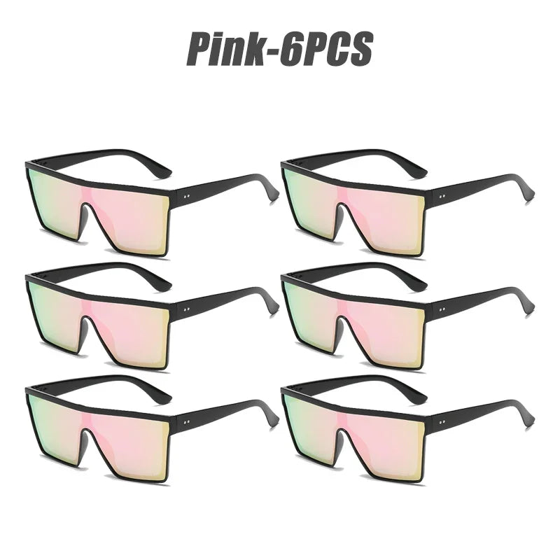 Retro cyberpunk Color Film Sunglasses