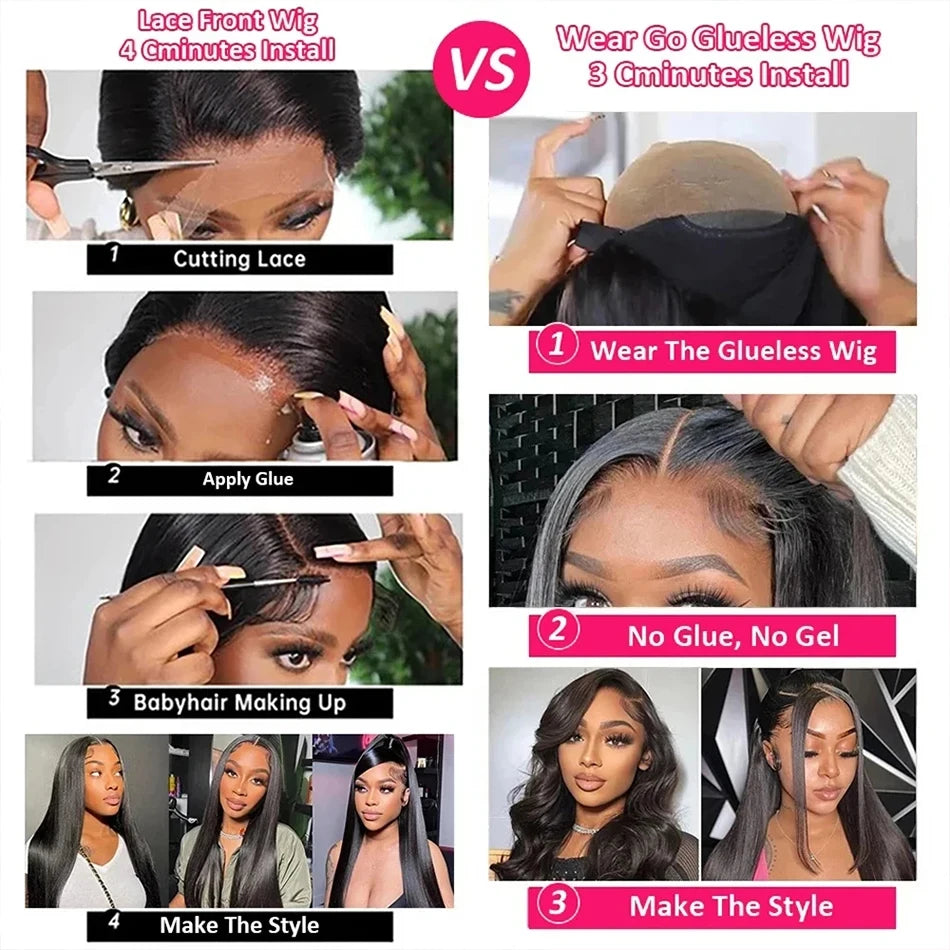 13x4 Body Wave Lace Front| 200% Water Wave Pre Plucked | 5x5 Closure Glueless