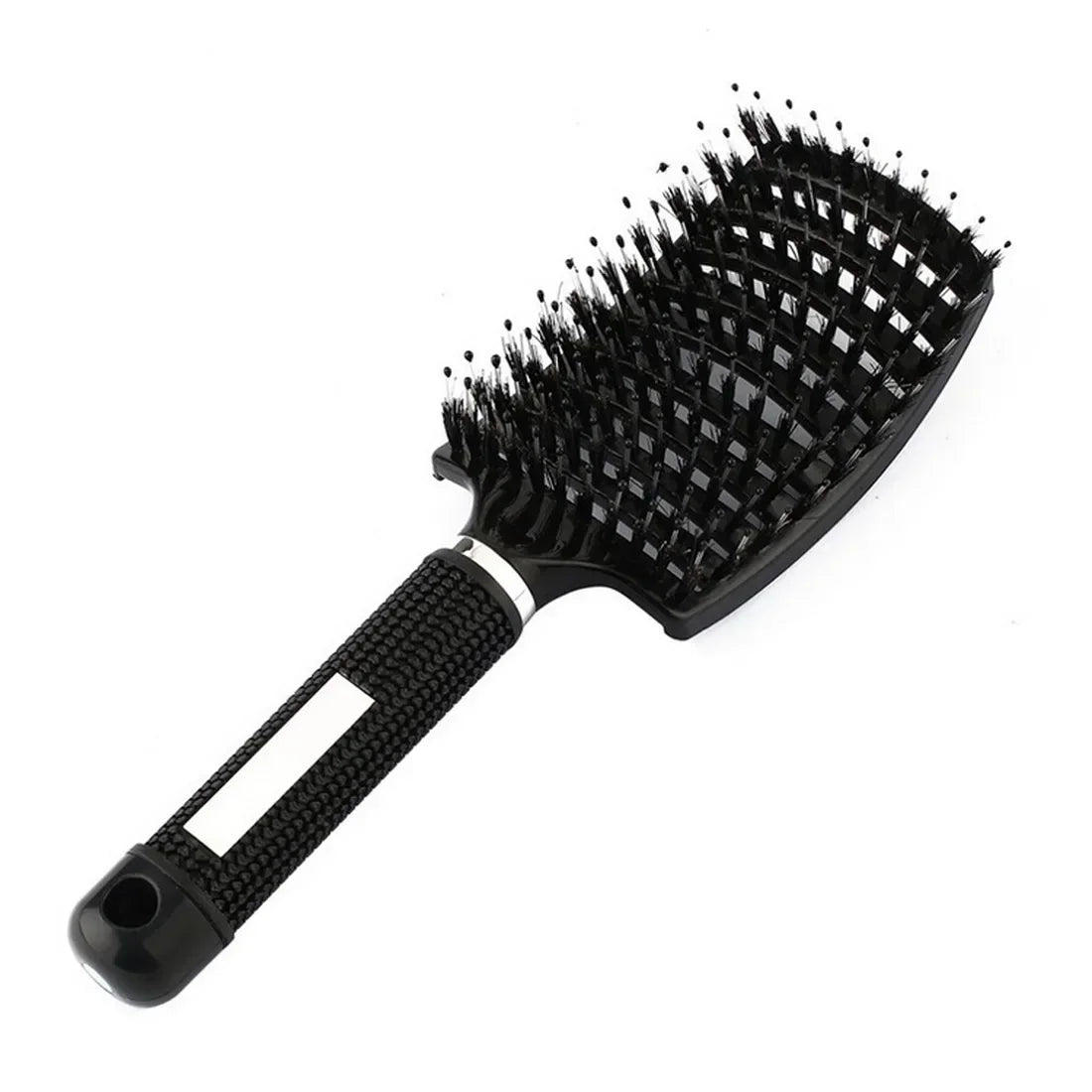 Nylon Bristle Scalp Massage Comb | Curly Detangler | Anti-Static Design