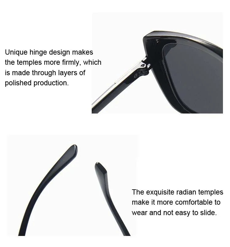 Cat Eye Mirror Sunglasses