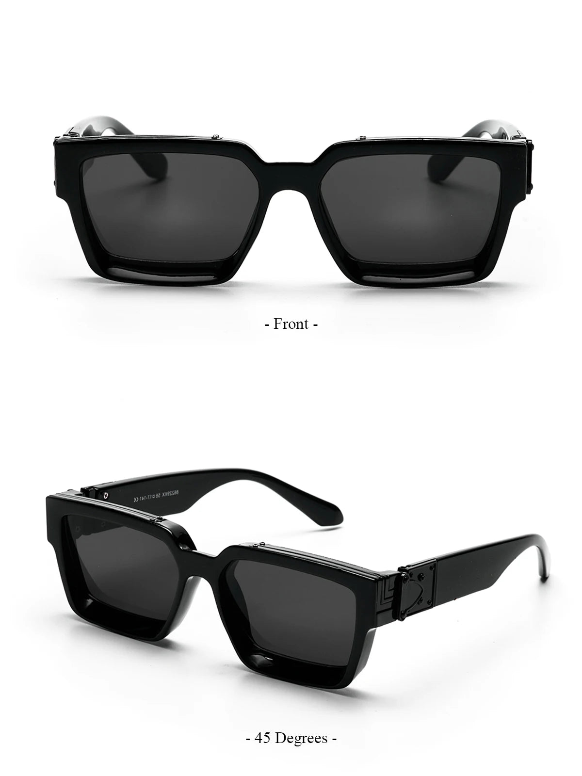 Square Millionaire Shades Luxury Sunglasses