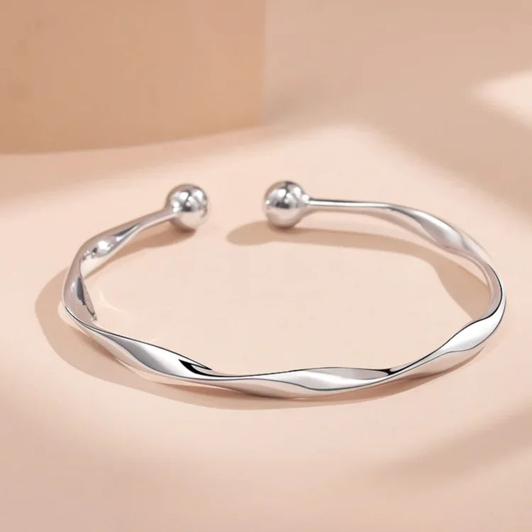 Fine 925 Sterling Silver Lucky Beads Bracelets