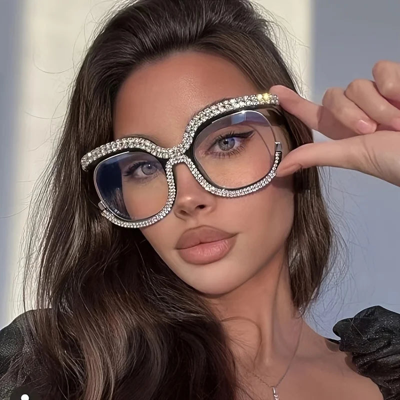 Rhinestone Oversized | Party Nightclub eyewear