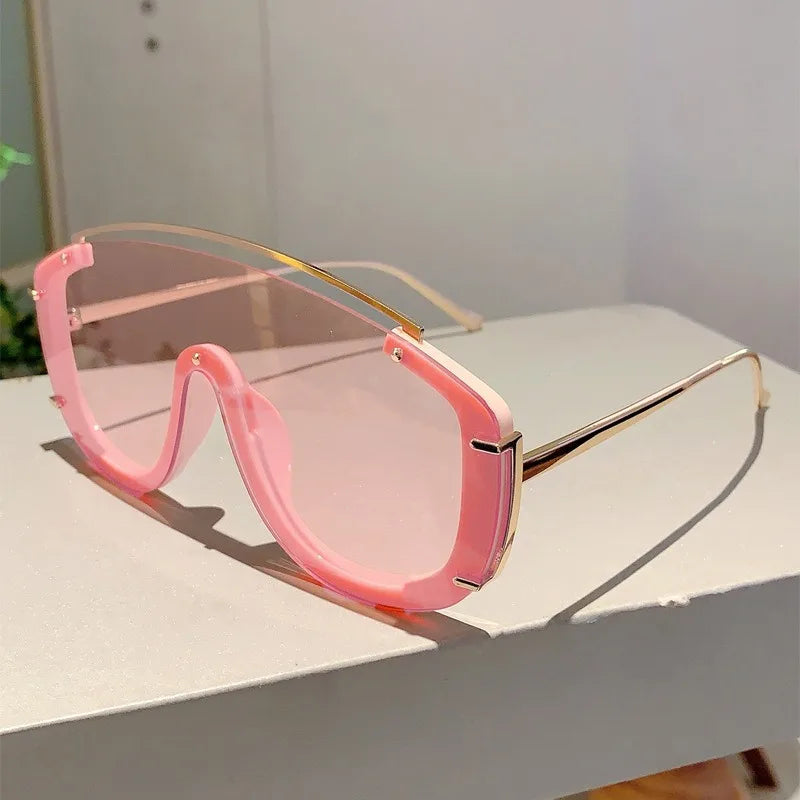 Leopard Stylish Luxury Oversize Sunglasses