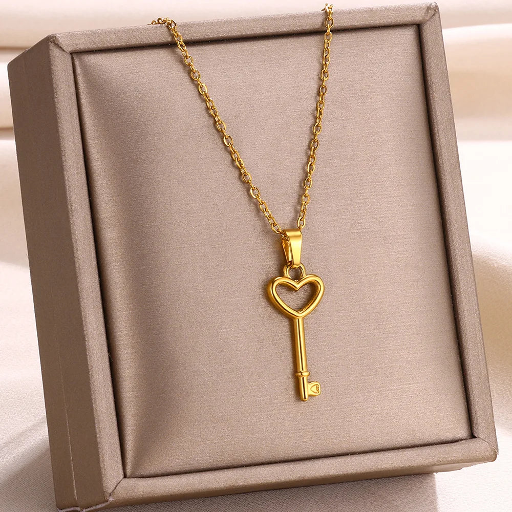 Love Heart Pendant Necklaces