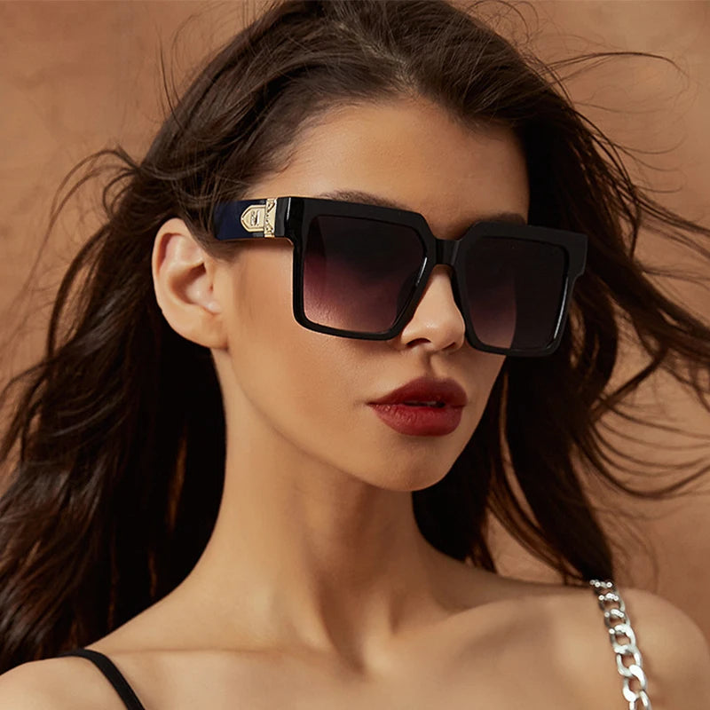 Luxury Square Thick Frame - UV400 Sunglasses