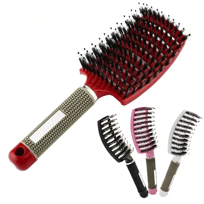 Detangler Nylon Bristle, Scalp Massage, Tangle Teaser