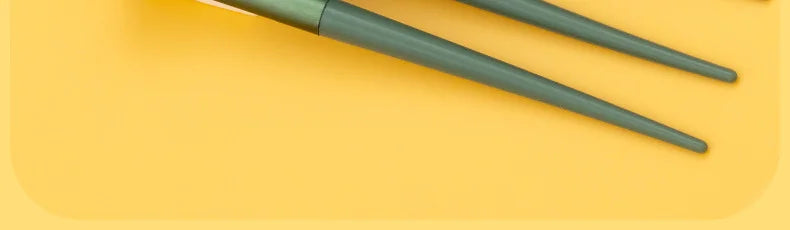 13 purple flower holly leaf makeup brush suit