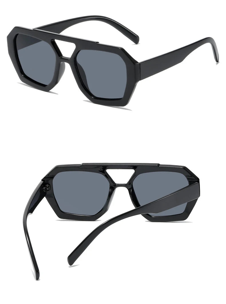 Thick Frame Double Bridges Eyewear