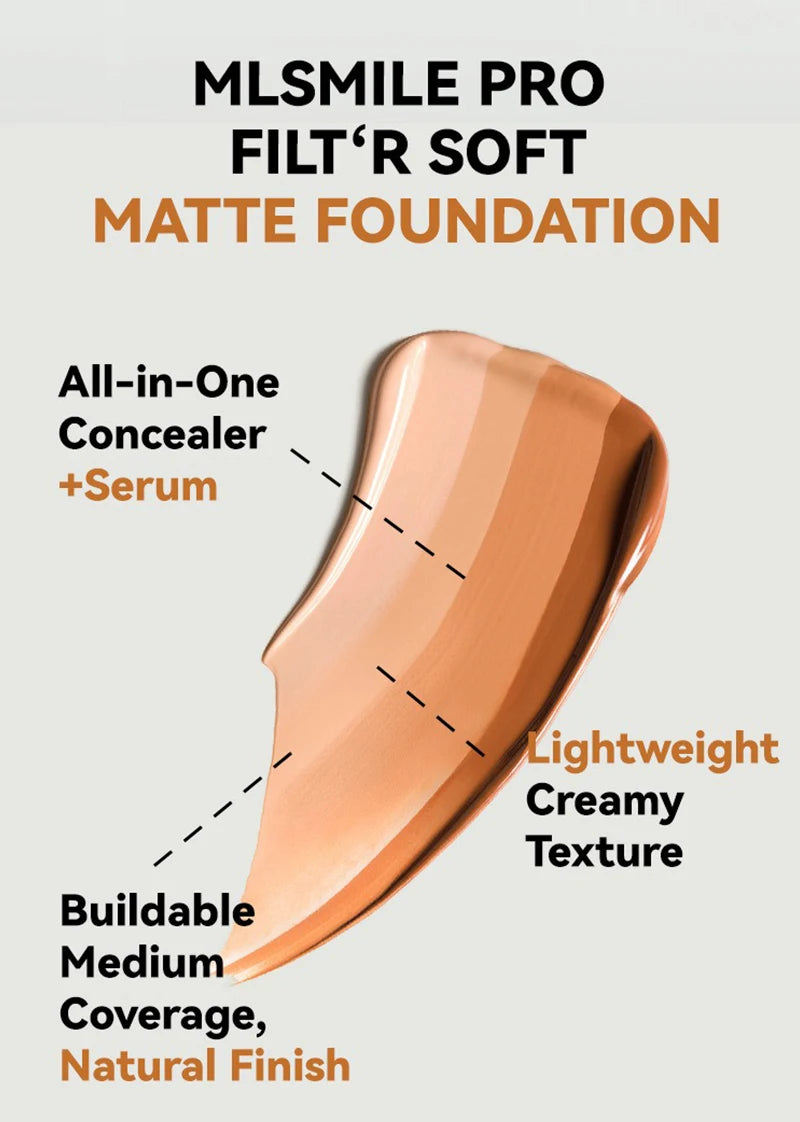 Matte Liquid Foundation Oil Control Concealer BB Cream Waterproof