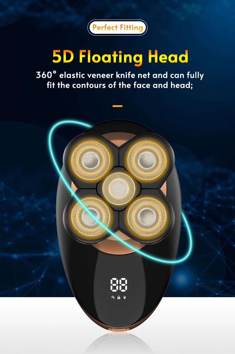 5 In 1 Electric Rechargeable Razor