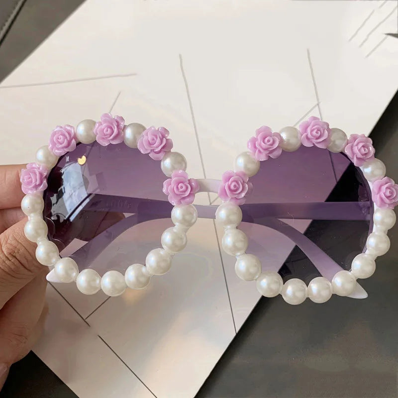 Charming Flower Fashion Cat Eye