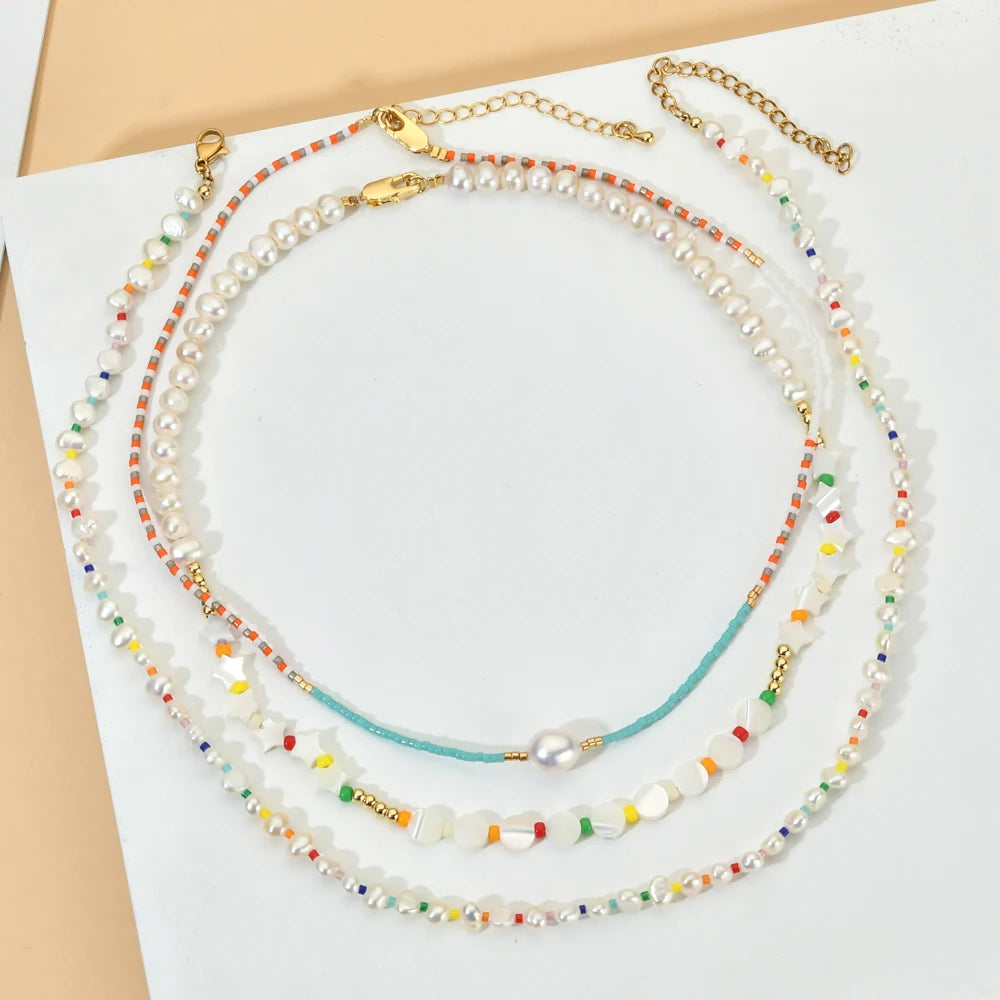 Boho Streetwear Luxury Pearl Necklace