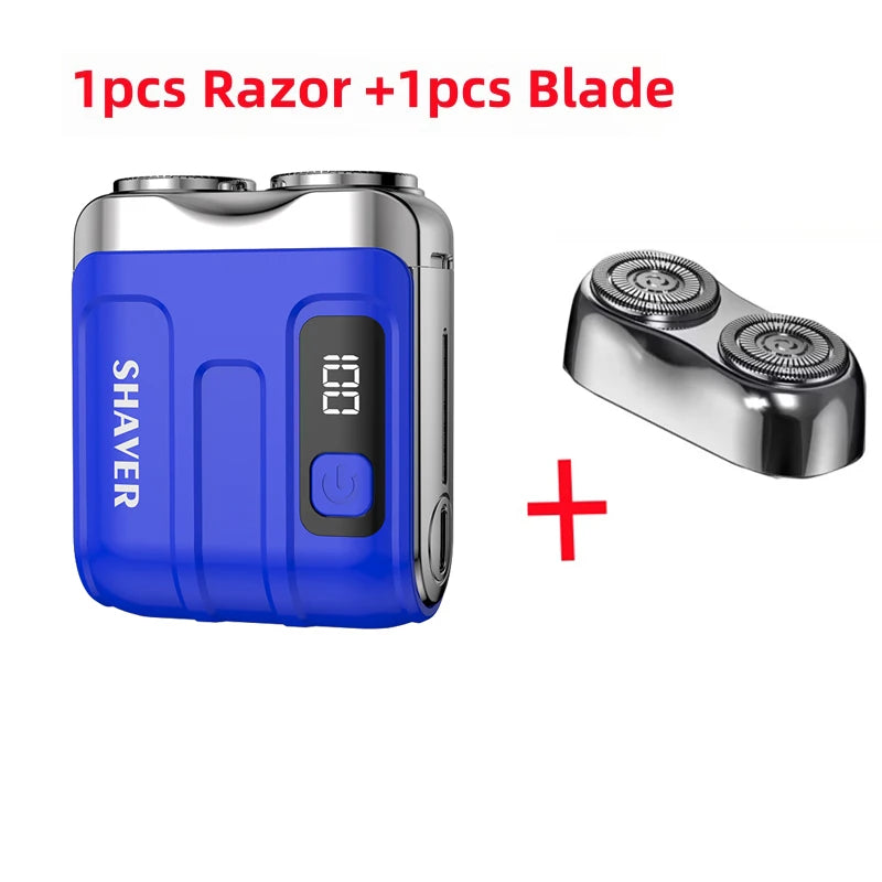Digital Display Dual Blade Rechargeable Shaver