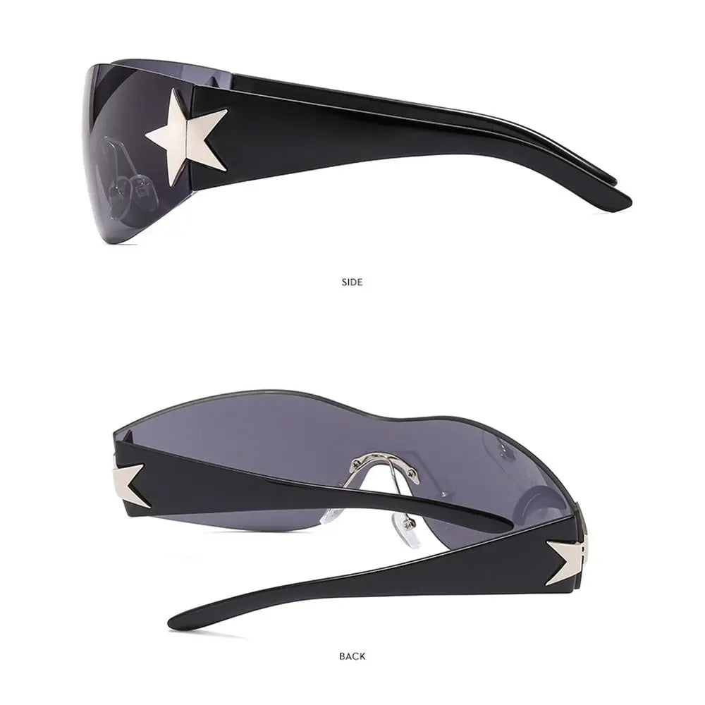 Rimless Punk Luxury Five Star Eyewear