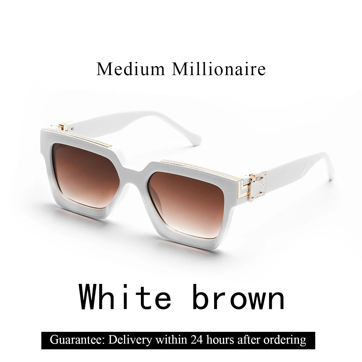 Square Millionaire Shades Luxury Sunglasses
