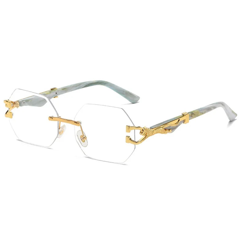 Rimless Designer Eyewear UV400 Shades