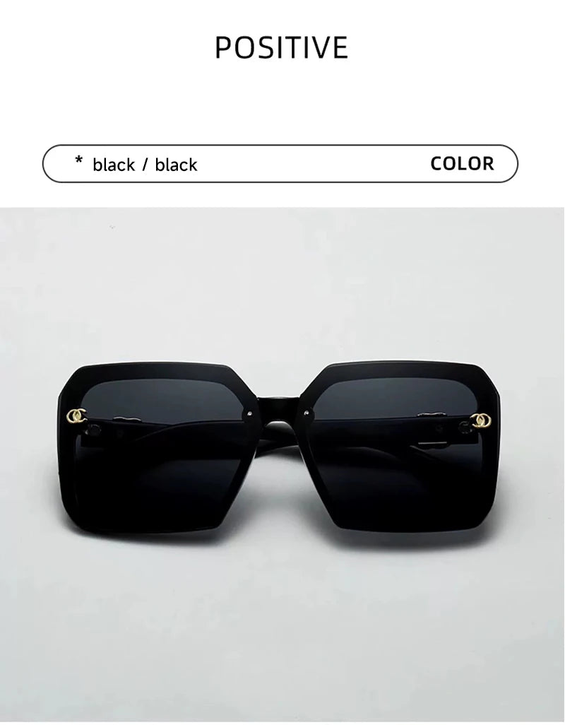 Vintage Square UV400 Sun Glasses