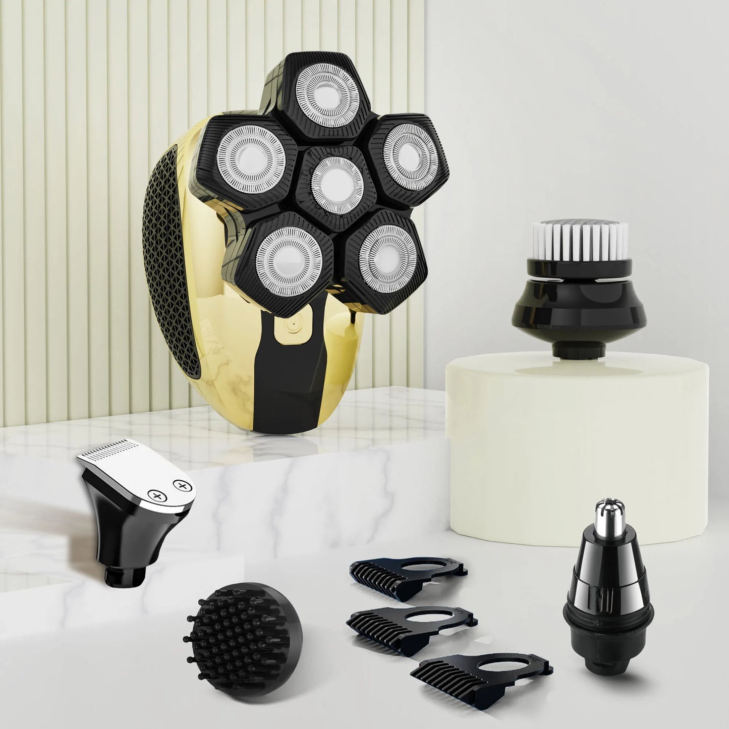 6D Floating Multifunctional Rechargeable Shaving Machine