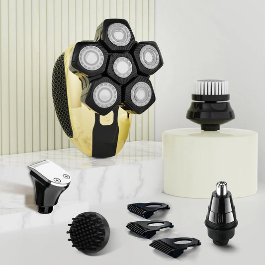 6D Floating Multifunctional Rechargeable Shaving Machine