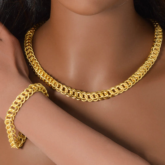 Light Luxury Necklace / Bracelet Jewelry Gift Set