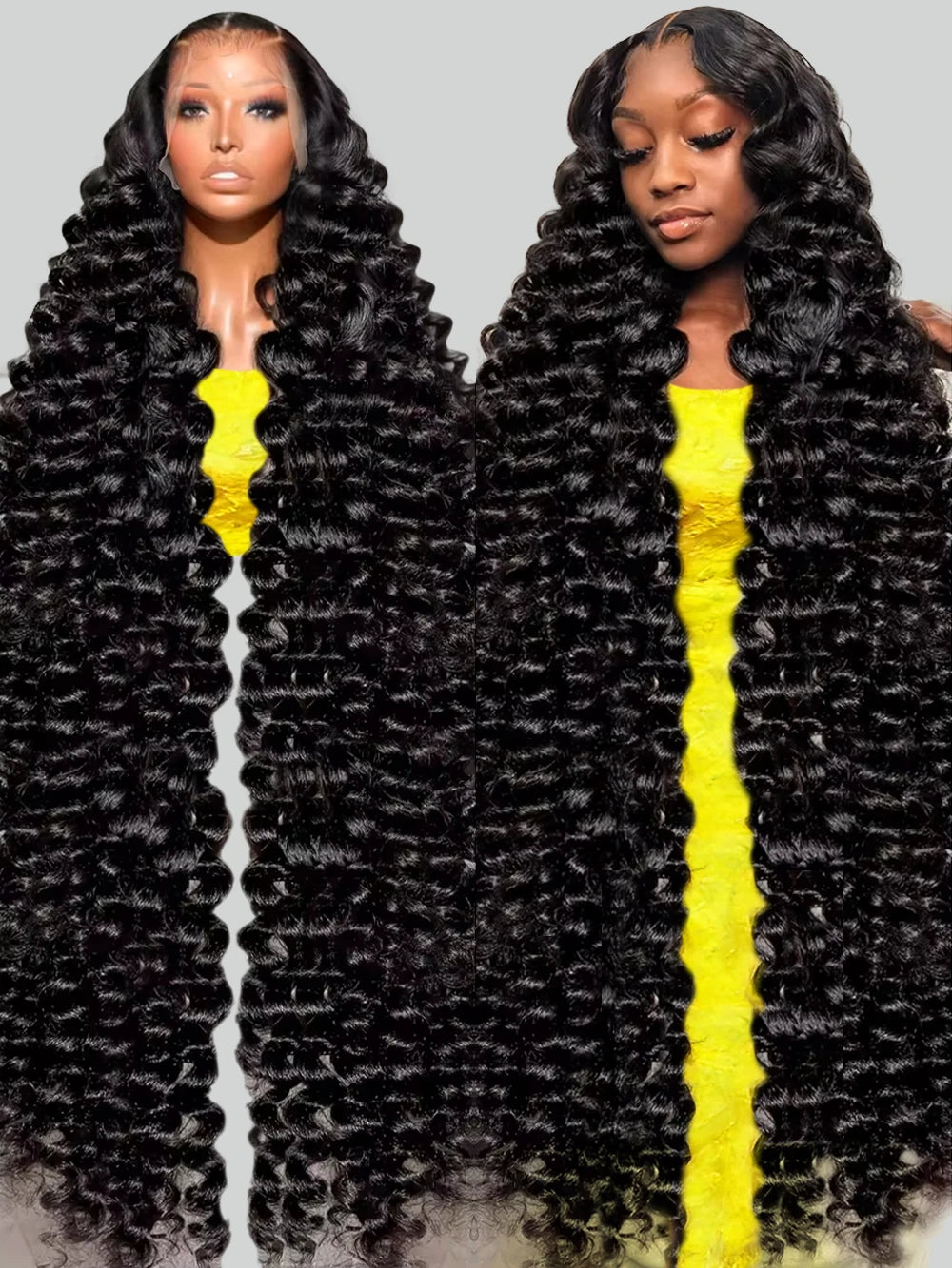 13x6 Loose Lace Front Human Hair Wigs | 250% Transparent 30, 40 Inch