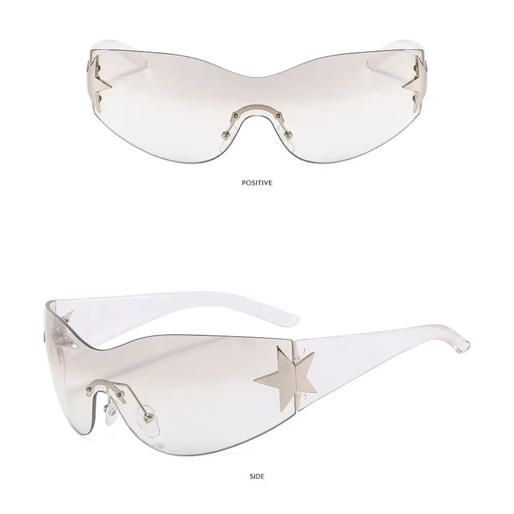 Rimless Punk Luxury Five Star Eyewear