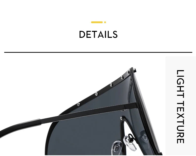 Celebrity Style High-End Brown Anti-Uv Sunglasses