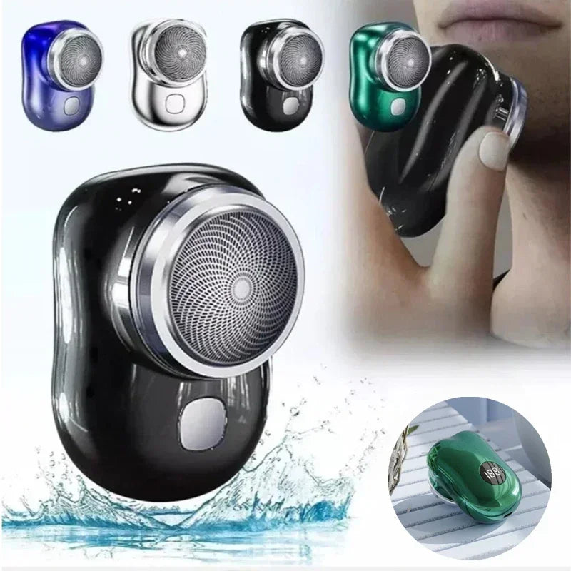 LED Power Display Mini Waterproof Electric Shaver
