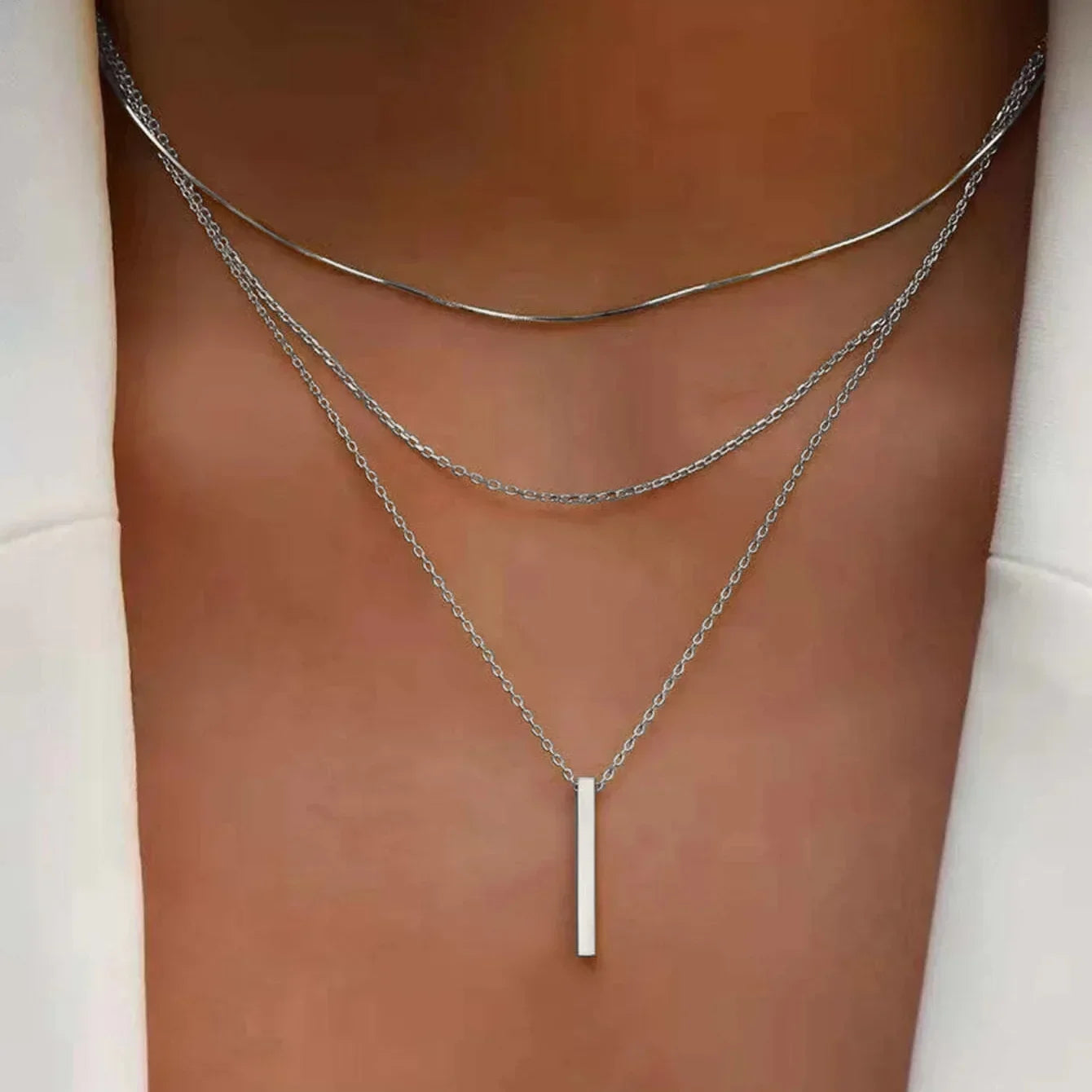 Hot Selling Water Droplet Layered Necklace