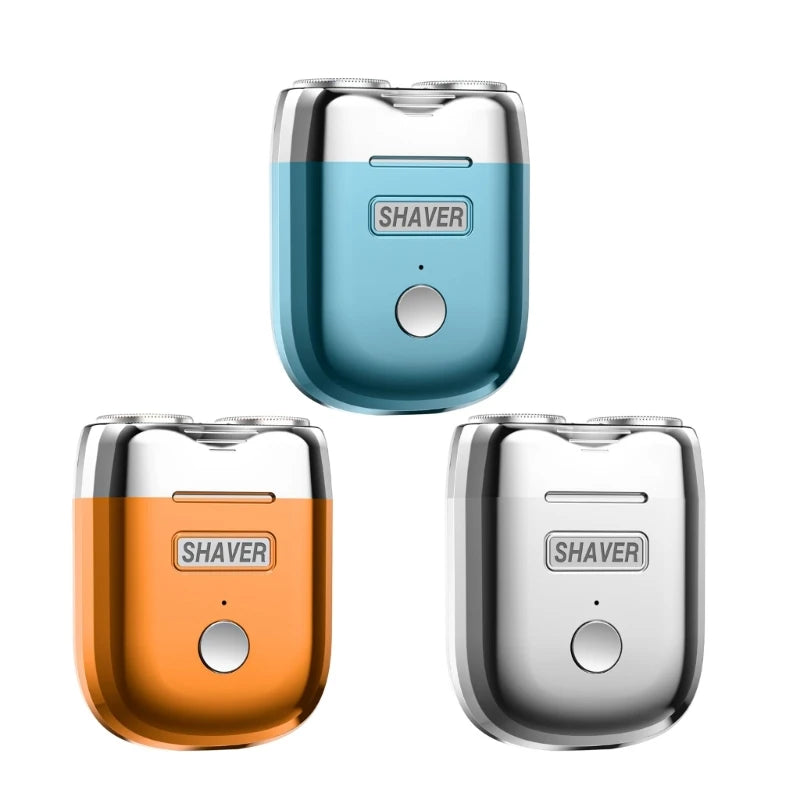 Electric Shaver with Double Head Portable Slip Resistant