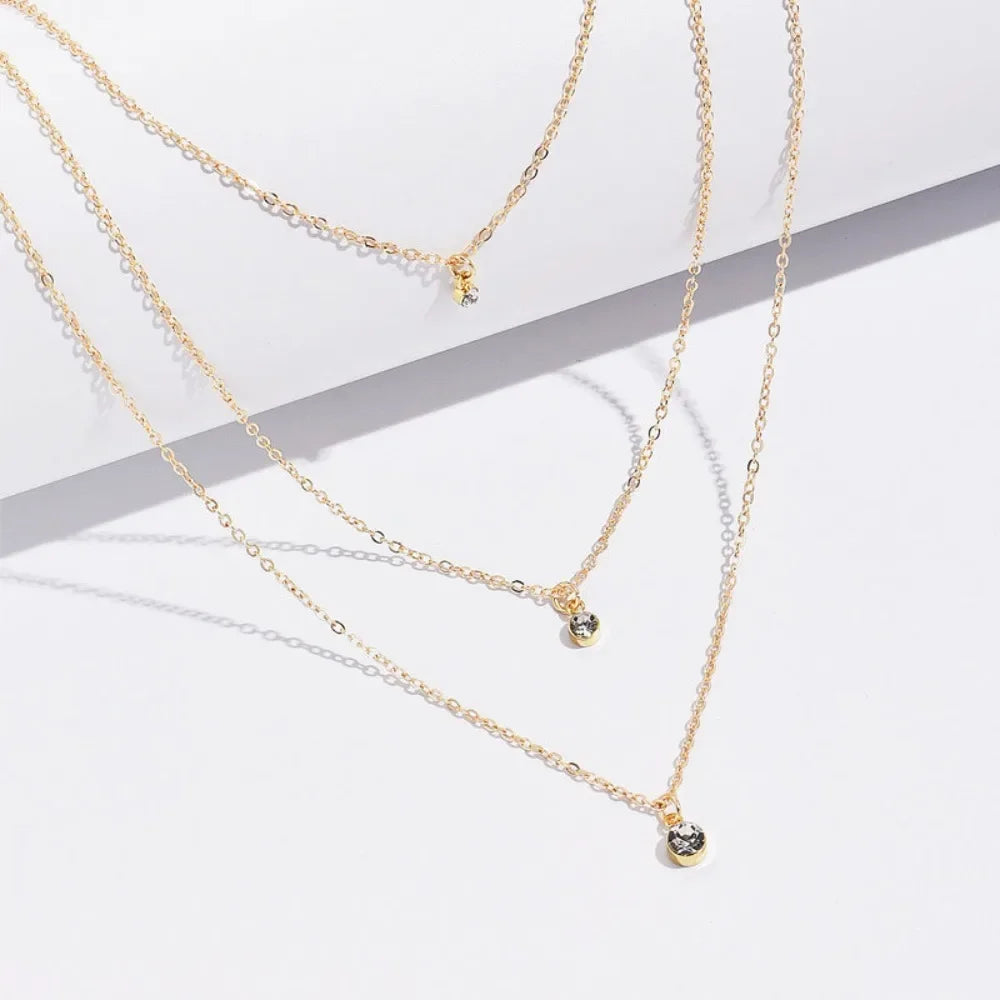 Zircon Multilayer Chain Choker