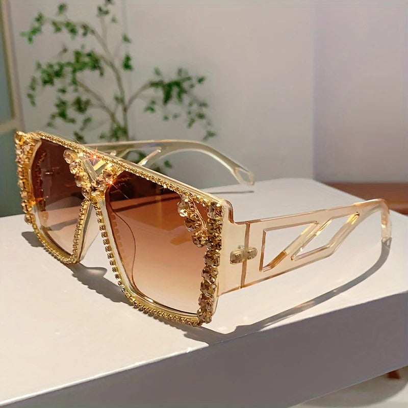 Rhinestone Trendy Decoration Sun Shades
